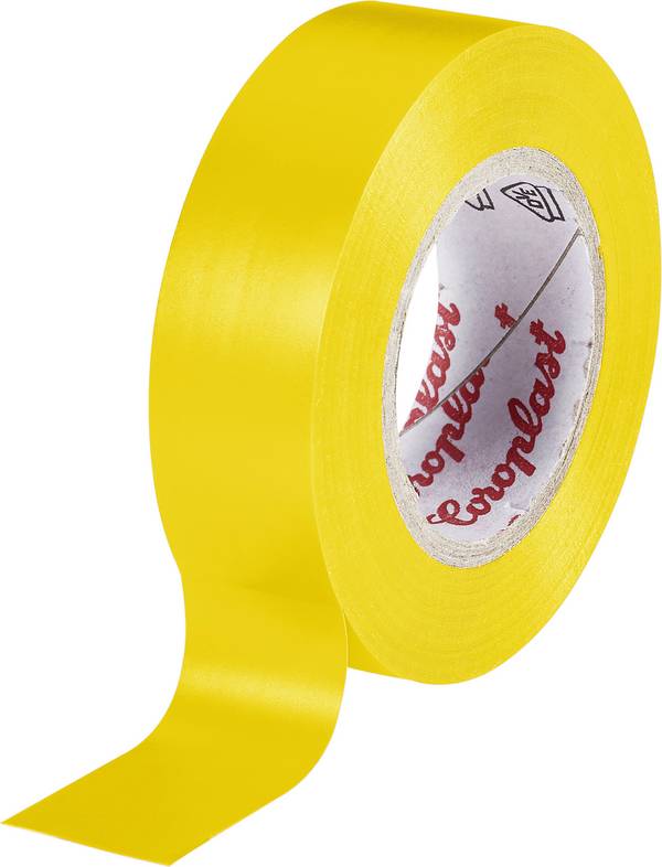 Coroplast 302 302-10-YE Isolatietape  Geel (l x b) 10 m x 15 mm 1 stuk(s)