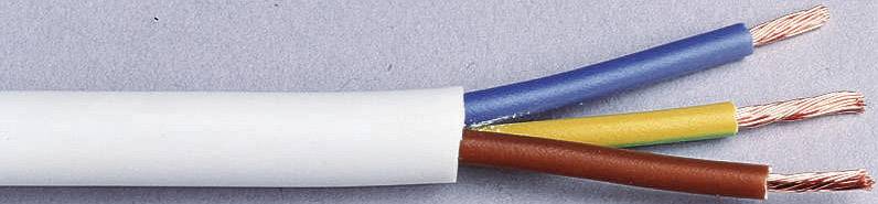 LAPP 1601204/10 Geïsoleerde kabel H03VV-F 3 x 0.75 mm² Zwart 10 m