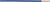 Blauw geïsoleerd elektriciteitssnoer met zichtbare koperdraad aan één uiteinde.