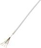 TRU COMPONENTS 1570252 Alarmkabel LiYY 4 x 0.14 mm² Wit 50 m
