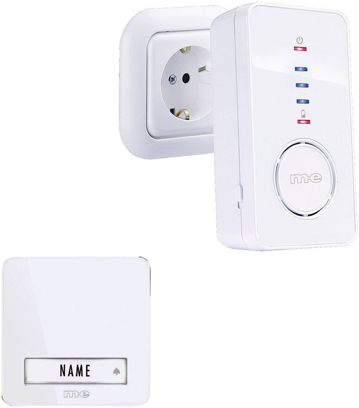 m-e modern-electronics 41098 Complete set voor Draadloze deurbel