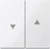 Merten 432419 Jaloezie-schakelaar Afdekking System M, 1-M, M-Smart, M-Plan, M-Creativ Polair-wit (glanzend) 1 stuk(s)