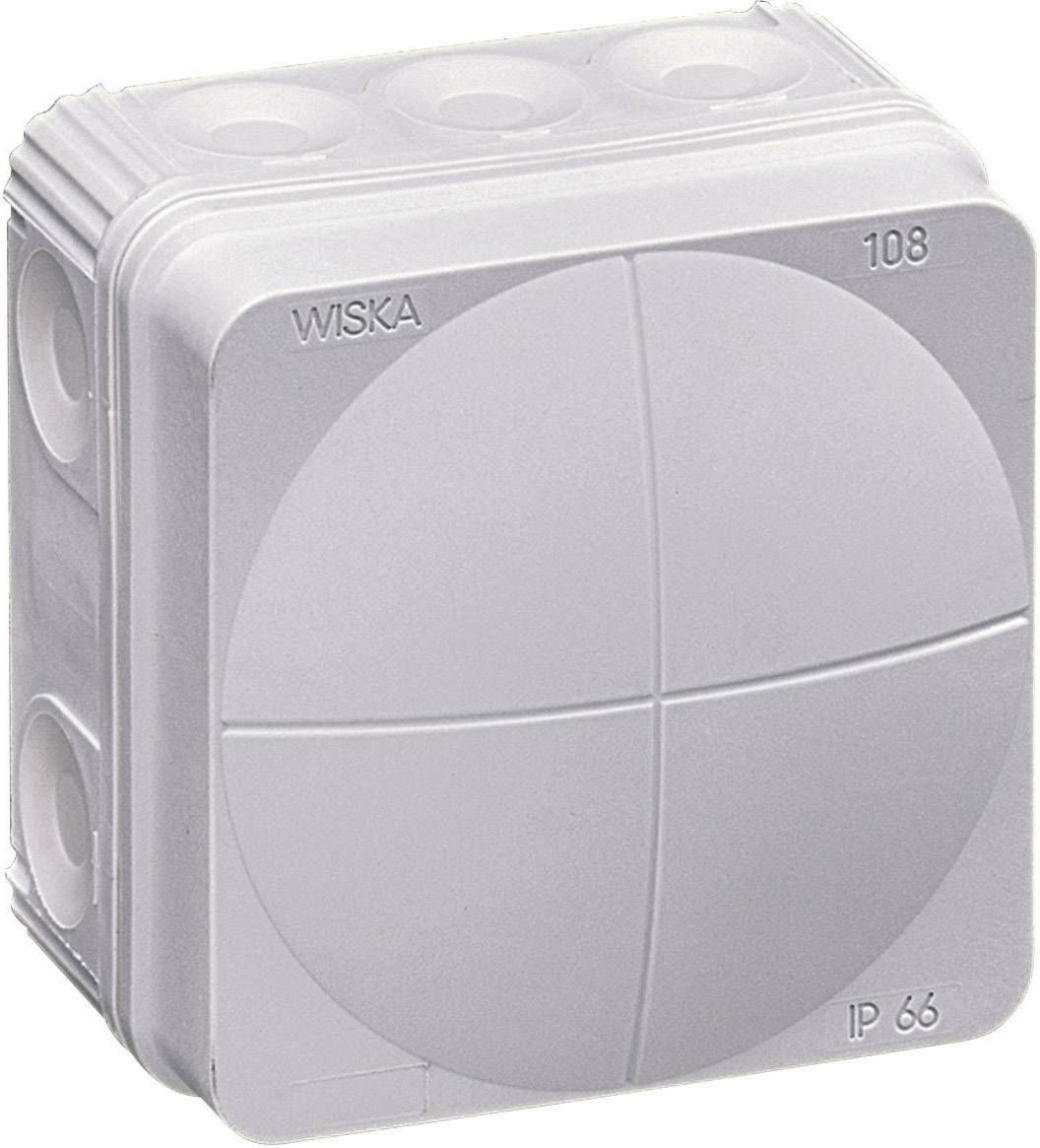Wiska Combi 108/leer Aftakkast (l x b x h) 76 x 76 x 51 mm Grijs-wit (RAL 7035) IP66 1 stuk(s)