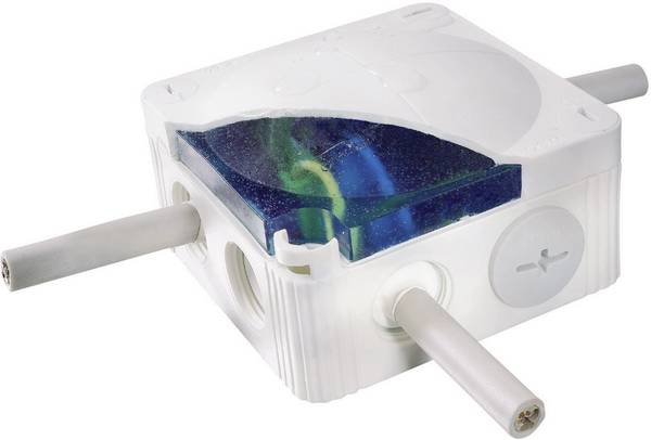 Wiska 10060457 Combi-doos met afdichtmassa-set Grijs IP68