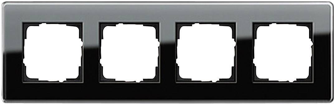 GIRA 021405 Frame 4-voudig Esprit, Standaard 55, System 55 Zwart 1 stuk(s)