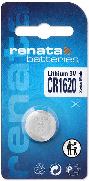 Renata Knoopcel CR1620 3 V 1 stuk(s) 68 mAh Lithium CR1620-0