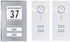 m-e modern-electronics ADV 122 WW Vistadoor Complete set voor Deurintercom Kabelgebonden Tweegezinswoning RVS, Wit