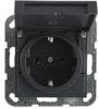 GIRA 045428 Wandcontactdoos met randaarde Inzetstuk System 55, Standaard 55, E2, Event, Event Clear, Event Opaque, Esprit, ClassiX Antraciet 1 stuk(s)