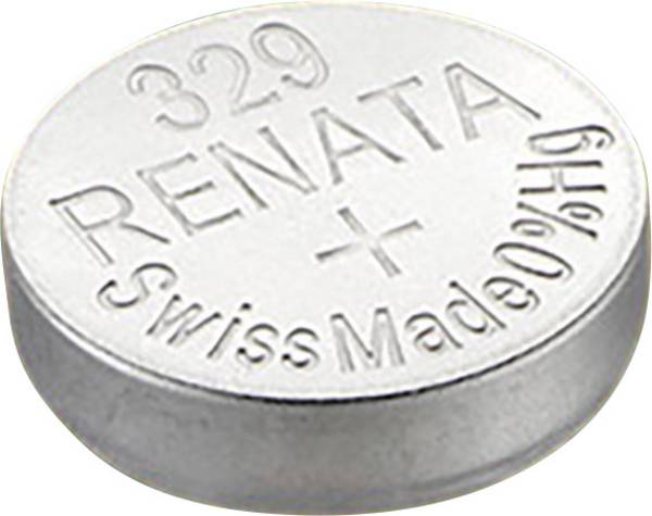 Renata Knoopcel 329 1.55 V 1 stuk(s) 37 mAh Zilveroxide