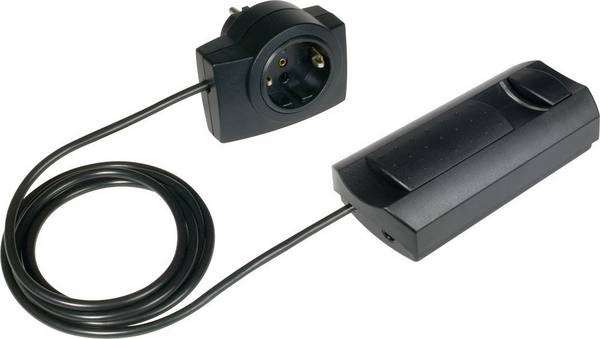 Ehmann 2620x0009 Dimadapter Geschikt voor lampen: Halogeenlamp, Gloeilamp Zwart