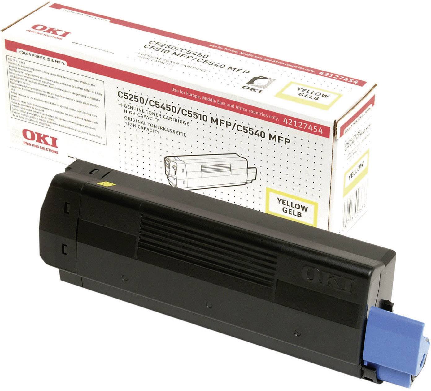 OKI Hoge Capaciteit Toner - Geel - Origineel - 5000 pagina's - voor C5150n, 5250dn, 5250n, 5450dn, 5450n, 5500n, 5510 MF-0