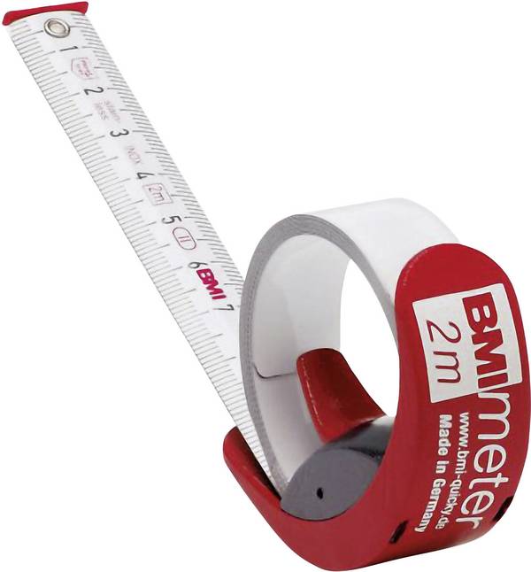 Zakrolmaat BMImeter 2mx16mm wit BMI