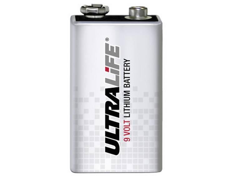 Ultralife U9VL-J-P 6LR61 9 V batterij (blok) Lithium 1200 mAh 9 V 1 stuks