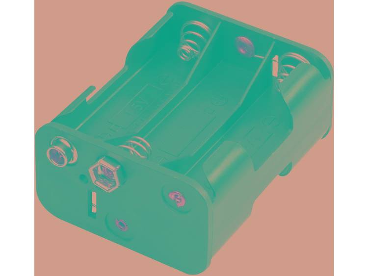 AA batterij houder Aansluiting: Drukknop I-type