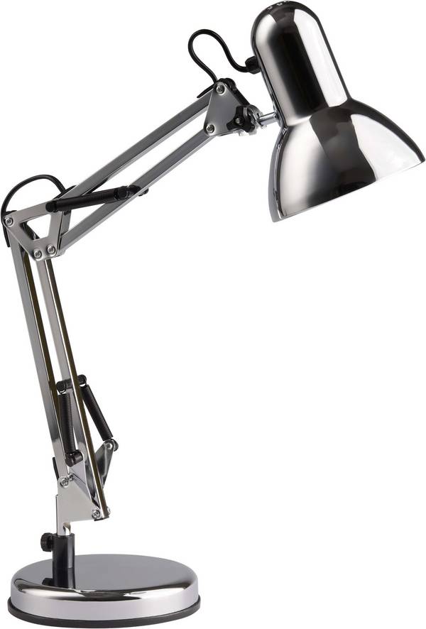 Brilliant Henry Tafellamp  Spaarlamp, Gloeilamp  E27 40 W Chroom