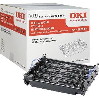 OKI Drum Unit C301 C321 C331 C511 C531 MC352 MC362 MC562 44968301 Drum Origineel Zwart, Cyaan, Magenta, Geel 30000 bladz-0