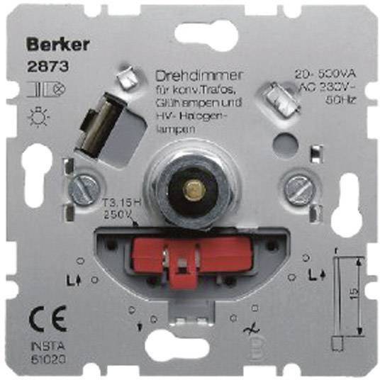 LED-draaidimmer 3-100W inbouw - metaal-0