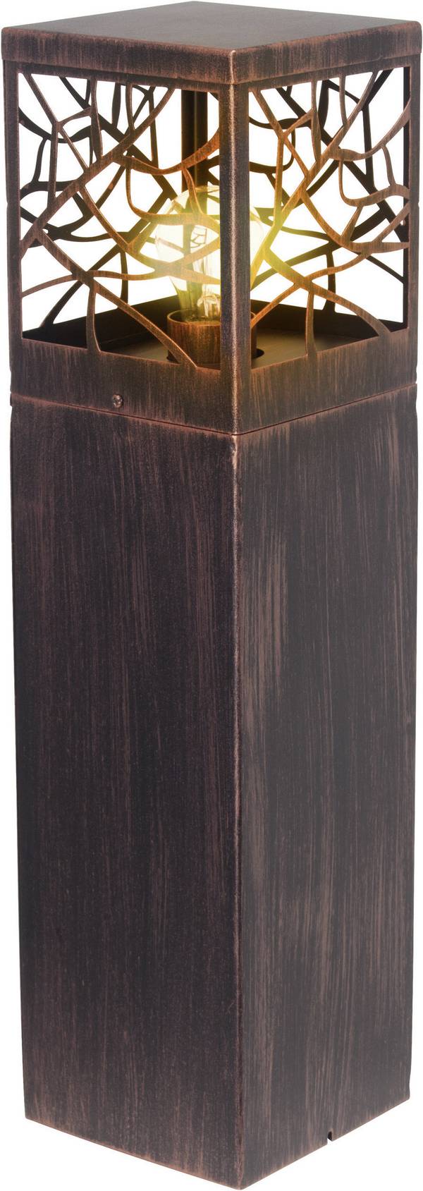 Brilliant 46394/55 Whitney Staande buitenlamp   Gloeilamp E27 60 W Roest-bruin