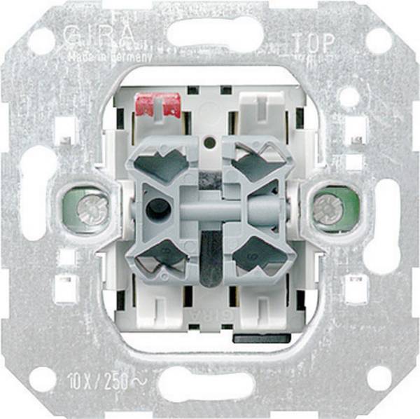 Alt. 52508 - Jaloeziedrukschakelaar 2V inbouw - oud model - metaal