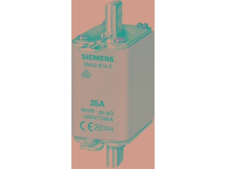 NH zekering Afmeting zekering = 00 125 A 500 V-AC, 250 V-AC Siemens 3NA3832