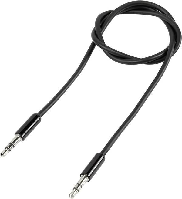 SpeaKa Professional SP-7870052 Jackplug Audio Aansluitkabel [1x Jackplug male 3,5 mm - 1x Jackplug male 3,5 mm] 5.00 m Zwart SuperSoft-mantel