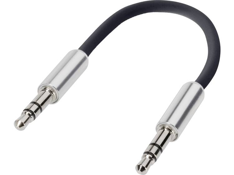 SpeaKa Professional Jackplug Audio Aansluitkabel [1x Jackplug male 3.5 mm 1x Jackplug male 3.5 mm] 0