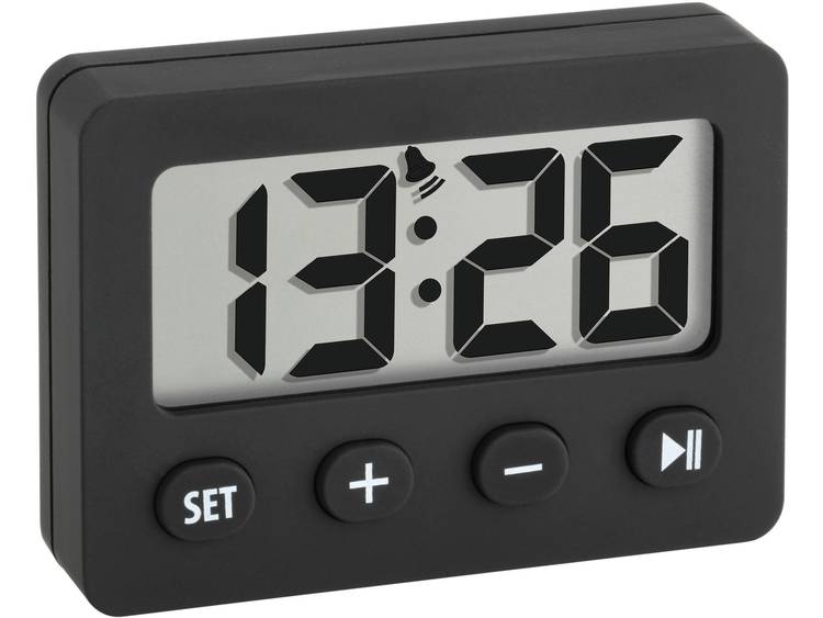 Digitale klok met timer en stopwatch (l x b) 42 mm x 59 mm