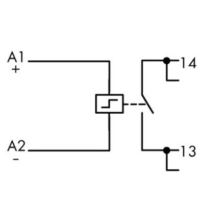 WAGO 789-571 Industrieel relais Nominale spanning: 24 V/DC Schakelstroom (max.): 16 A 1x NO  1 stuk(s)