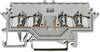 WAGO 280-636 Basisklemblok 5 mm Spanveer Toewijzing: L Grijs 1 stuk(s)