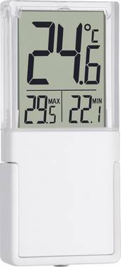 TFA Dostmann Vista 30.1030 Raamthermometer Wit