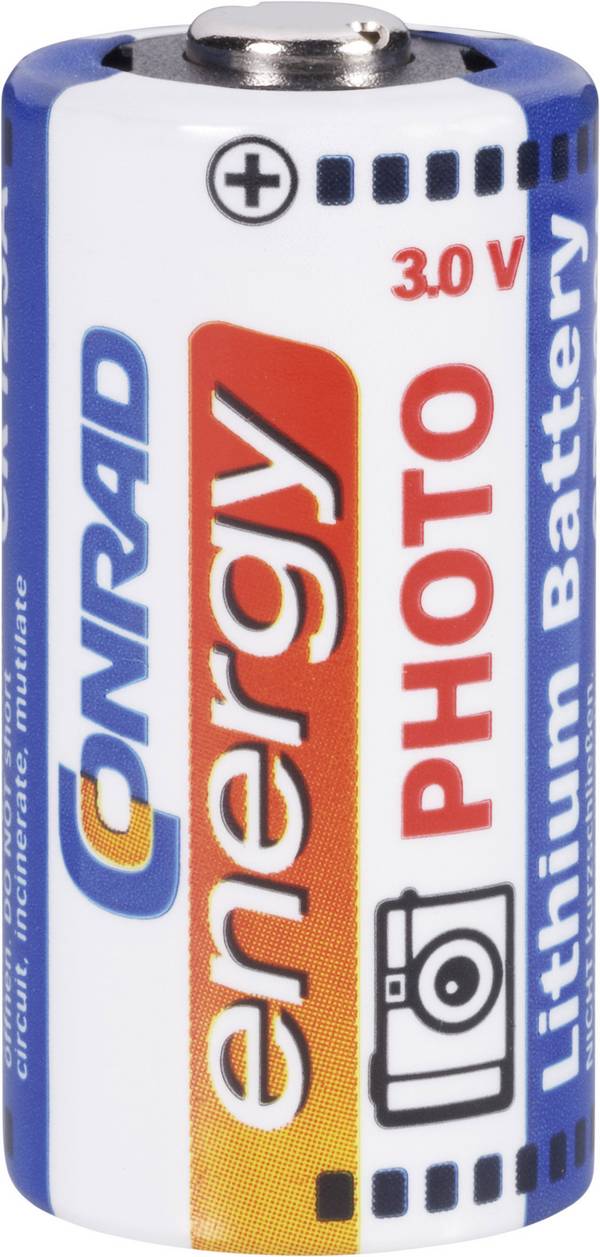 Bijpassende CR123A batterij (1x bestellen)