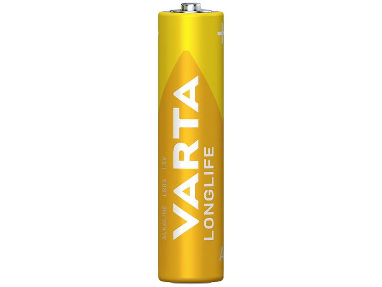 Varta Longlife LR03 AAA batterij (potlood) Alkali-mangaan 1.5 V 4 stuks