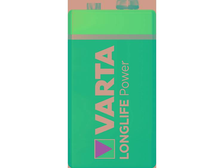 Varta Longlife Power 6LR61 9V batterij (blok) Alkaline 580 mAh 9 V 1 stuk(s)