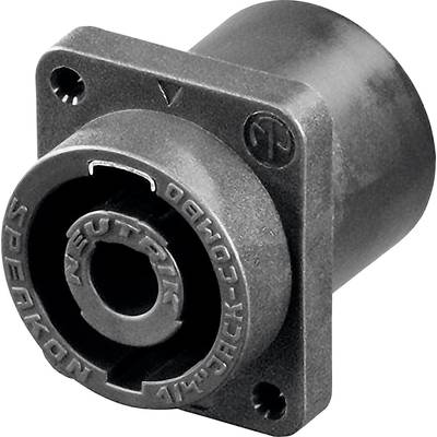 Neutrik NLJ2MD-V Luidsprekerconnector Flensbus, contacten recht Aantal polen: 2  Zwart 1 stuk(s) 