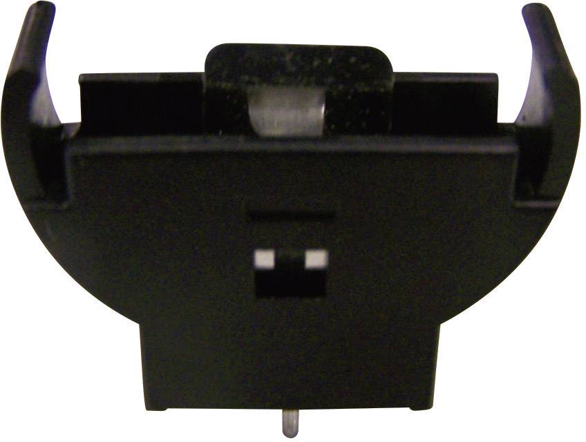 Goobay CR2012-CR2032 Knopfzellenhalter - max. 20 mm, Schwarz, Printmontage, vertikal (3-Pin)-1