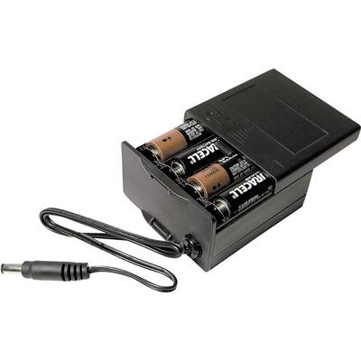 MPD BK-030 Batterijbox 8 AA (penlite)  (l x b x h) 71.8 x 65.28 x 37.08 mm          