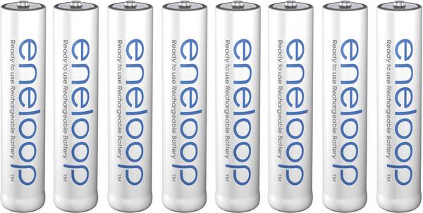 eneloop eneloop HR03 Oplaadbare AAA batterij (potlood) NiMH 800 mAh 1.2 V 8 stuk(s)
