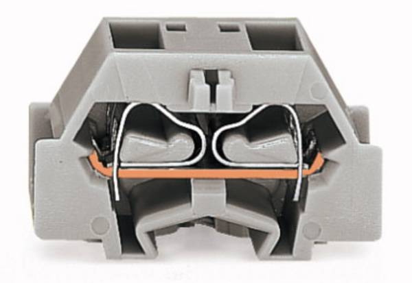 WAGO 261-341 Aderklem 10 mm Spanveer Toewijzing: L Grijs 200 stuk(s)