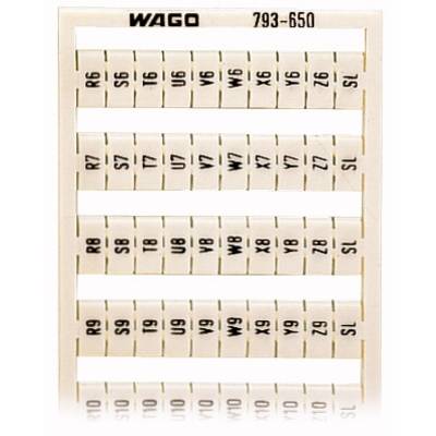 WAGO 793-650 Markeringskaarten  5 stuk(s)