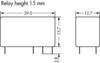 WAGO 788-152 Printrelais 12 V/DC 8 A 2x wisselcontact 20 stuk(s)