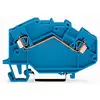 WAGO 780-604 Doorgangsklem 5 mm Spanveer Toewijzing: N Blauw 50 stuk(s) Package
