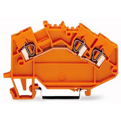WAGO 780-654 Doorgangsklem 5 mm Spanveer  Oranje 50 stuk(s) 