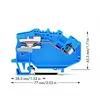 WAGO 780-613 Scheidingsklem 5 mm Spanveer Toewijzing: N Blauw 50 stuk(s) Piece
