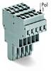 WAGO 769-131 Female connector 5 mm Spanveer Toewijzing: L Grijs 5 stuk(s)