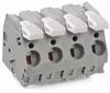 WAGO 2706-210 Veerkrachtklemblok 6.00 mm² Aantal polen 10 Grijs 10 stuk(s)