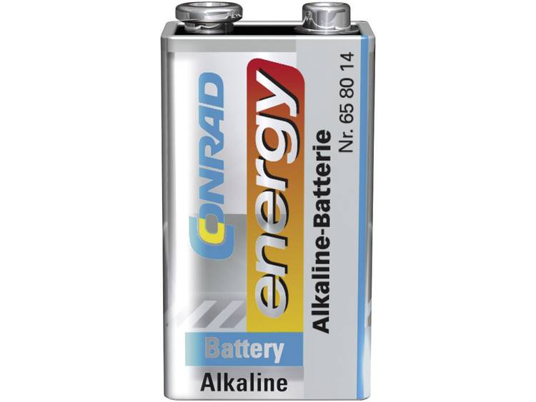 Conrad energy 6LR61 9 V batterij (blok) Alkali-mangaan 9 V 1 stuks