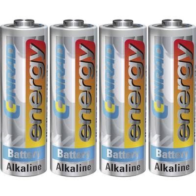 Conrad energy LR06 AA batterij (penlite) Alkaline  1.5 V 4 stuk(s)