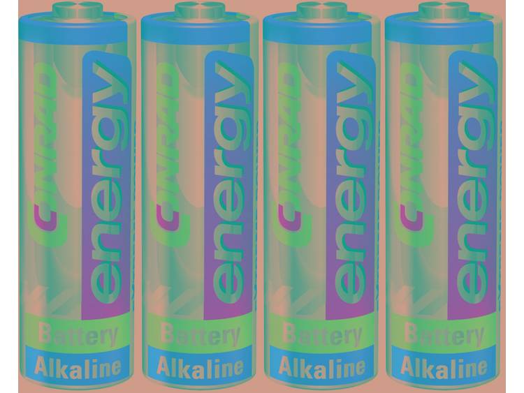 Conrad energy Extreme Power LR06 AA batterij (penlite) Alkali-mangaan 1.5 V 4 stuks