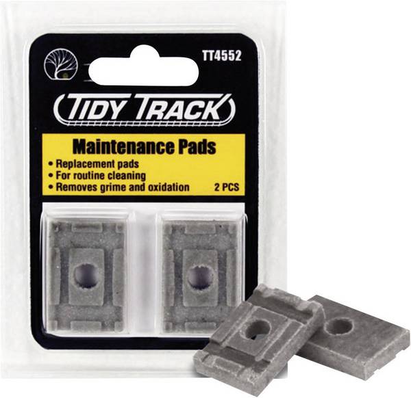 Woodland Scenics WTT4552 0, H0, N, TT Rails Schoonmaakpads 2 stuk(s)