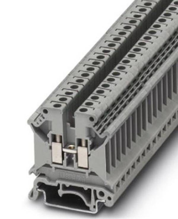 Phoenix Contact 0719100 Doorgangsserieklem 5.2 mm Schroeven  Zwart 1 stuk(s)